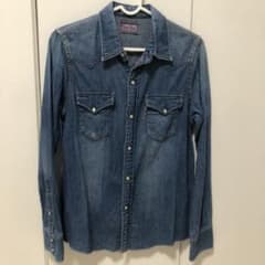 デニムシャツ ブルーブルーのサムネイル