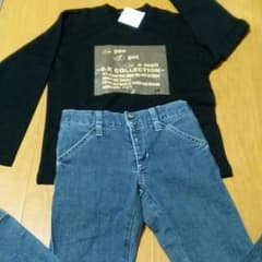 120サイズロンT＆コムサイズムのジーパンのサムネイル
