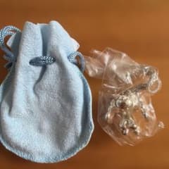 希少 お茶犬 コーヒー犬 SILVER刻印有り 巾着袋付き 未開封 非売品 希少 お茶犬 コーヒー犬 SILVER刻印有り 巾着袋付き 未開封 非売品