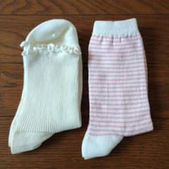 レディース ソックス 2足セット 21-22cmのサムネイル