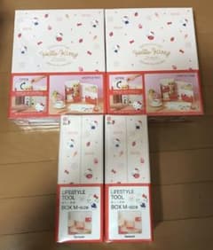 ライフスタイルツール　キティ　２種類✖️２個セットのサムネイル