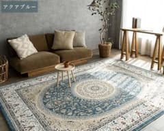 絨毯 高級 ラグ ペルシャ絨毯 160×230 アクアブルー 絨毯 高級 ラグ ペルシャ絨毯 160×230 アクアブルー - メルカリ