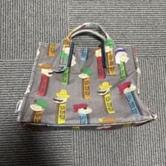 ear PEZ 総柄 トートバッグ グレーのサムネイル