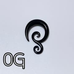 アクリル　デザインピアス　0Gのサムネイル