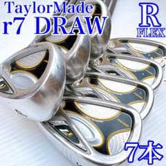 TaylorMade - テーラーメイド　r7 DRAW　アイアンセット　7本　純正カーボン R／初心者 テーラーメイド r7 DRAW アイアンセット 7本 純正カーボン R／初心者