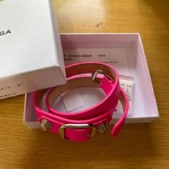BALENCIAGAトリプルツール レザーブレスレット3連ブレスのサムネイル