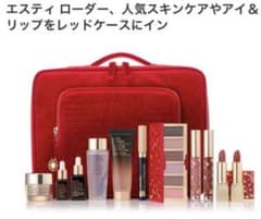【新品未使用】エスティーローダー　クリスマスコフレ　オリジナルトレインケースのサムネイル