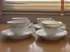 【Noritake】ティーカップ・ソーサー 4個セットのサムネイル