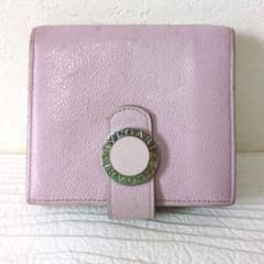 BVLGARI ブルガリ 折り財布 レザーコンパクトウォレット 小銭入れ