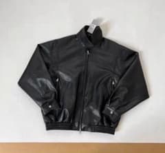 BEAMS ブラックレザージャケットのサムネイル