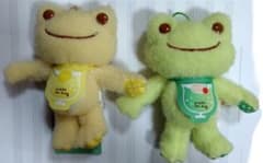 かえるのピクルス ジュースマスコット グリーン　イエロー