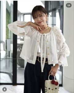 イデアルーチェ】 ASAKO ブラウス ホワイト 新品‼️ - メルカリ