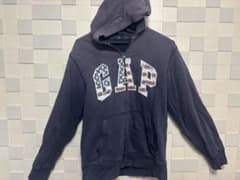 GAP フード付きパーカー ネイビーのサムネイル