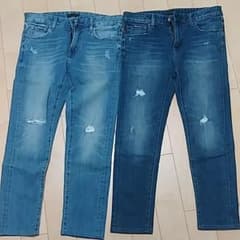 UNIQLO JEANS 　2本セット　ジーンズ　デニムのサムネイル
