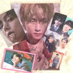 BTS V テテ 2025センイルA4クリアホルダーポストカード トレカセット