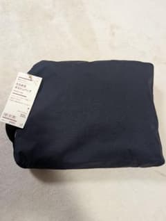 無印良品　再生ナイロン たためるボストンバッグ 黒 L 32L