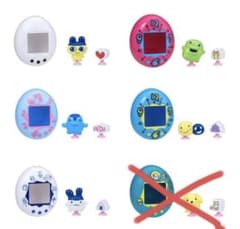 たまごっち Tamagotchi Pitta セミコンプリート　5点セットのサムネイル