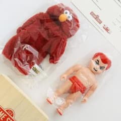 希少×美品】ゴッコ堂 セサミストリート 気合田くん エルモver. ソフビ