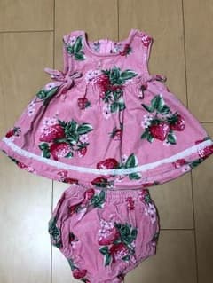 かわいい 上下セットアップ 90cmのサムネイル