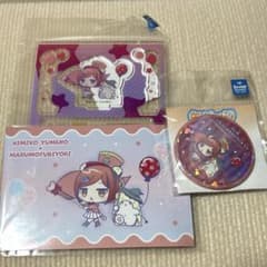 ニューダンガンロンパV3 夢野秘密子 アクスタ 缶バッジ ポスト