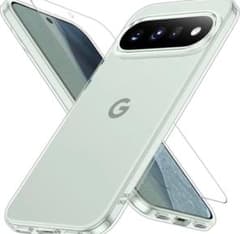 Google Pixel 11 pro 用 ケース クリア ガラスフイルム付き