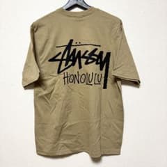 新色】Stüssy ステューシー Tシャツ カーキ ハワイ ホノルル M 限定