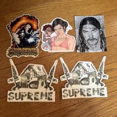 s*m様 Supreme ステッカー 5枚セット ホログラムデザインのサムネイル