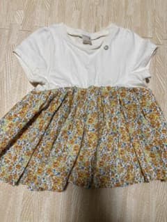 ほぼ未使用品！petit main 花柄チュニック 100のサムネイル