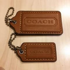 COACH コーチ 革チャーム 二個セット 美品のサムネイル