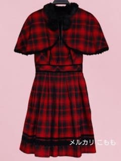 【secrethoney】ケープ付きジャンパースカートのサムネイル