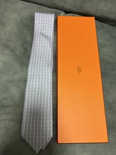 エルメス HERMES ネクタイ タイ ジャガード シルク プリント 2 - メルカリ