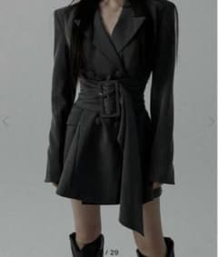 meltthelady thick belt jacket onepiece - メルカリ
