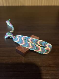 ミサンガ ブレスレット ハンドメイド 葉っぱデザインのサムネイル
