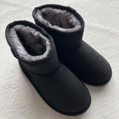 ampersand ムートンブーツ黒 21cmのサムネイル