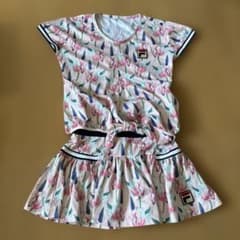 FILA テニスウェア セットアップ 花柄 Mサイズ - メルカリ