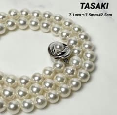 TASAKI 田崎真珠 あこや真珠 ネックレス 7.1mm〜7.5mm 刻印 - メルカリ