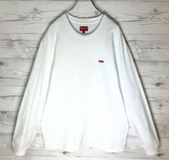 L 白 Supreme Small Box Logo L/S Tee Whiteのサムネイル