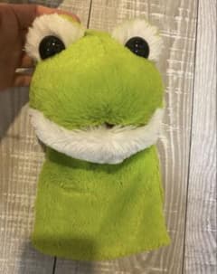 カエルのハンドパペットのサムネイル