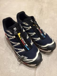 ほぼ新品SALOMON XT-6 27.5cm ネイビーレッドのサムネイル