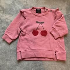 petit main オーガニックコットン 裏毛 チェリートレーナーのサムネイル