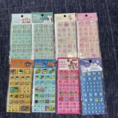 キャラクター ドロップブロックシール 8種セットのサムネイル