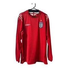 希少イングランド代表 2004-2006 アウェイ ユニフォーム アンブロ長袖 希少イングランド代表 2004-2006 アウェイ ユニフォーム アンブロ長袖