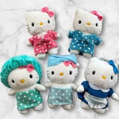 希少・レア】ハローキティ バスローブ メイド ぬいぐるみ まとめ売り