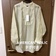 AMERICAN HOLICシアーバンドカラーチュニックのサムネイル