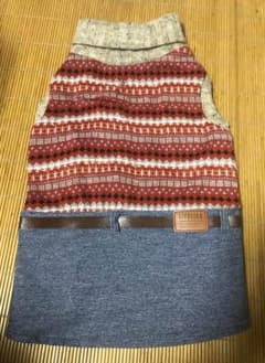 なる子様専用❗️犬服  ニット&デニムコーデ  新品❣️柴犬にもピッタリ❗️のサムネイル