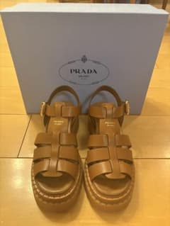 PRADA レザー グルカサンダルのサムネイル