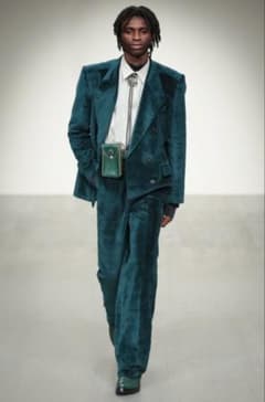 john lawrence sullivan 18aw ベルベットセットアップ - メルカリ
