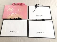 GUCCI ショップ袋 4枚セット　大判のサムネイル