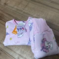 クロミ マイメロディパジャマ 上下セット もこもこ フリース 80サイズのサムネイル