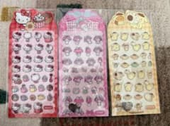 正規品　サンリオキャラクター ドロップシール 3枚セットのサムネイル